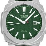 Alpina Alpiner AL-525GR4AE6 (Unknown (random serial)) - Green dial 41 mm Steel case (1/7)