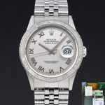 Rolex Datejust Turn-O-Graph 16264 (2002) - Silver dial 36 mm Steel case (1/8)