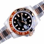 Rolex GMT-Master II 126711CHNR (2018) - Zwart wijzerplaat 40mm Goud/Staal (1/8)