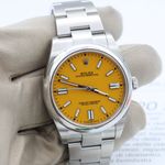 Rolex Oyster Perpetual 41 124300 (2021) - Yellow dial 41 mm Steel case (6/8)