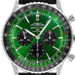 Breitling Navitimer 01 (46 MM) AB0137241L1P1 (2025) - Groen wijzerplaat 46mm Staal (1/7)