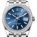 Rolex Datejust 36 126284RBR (2025) - Blue dial 36 mm Steel case (10/12)