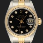 Rolex Lady-Datejust 69173 (1994) - 26mm Goud/Staal (2/8)