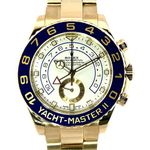 Rolex Yacht-Master II 116688 (2018) - White dial 44 mm Yellow Gold case (1/8)