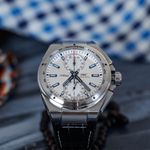 IWC Ingenieur Chronograph Racer IW378509 (2020) - Silver dial 45 mm Steel case (2/8)