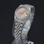 Rolex Lady-Datejust 79174 (2002) - Roze wijzerplaat 26mm Staal (5/7)