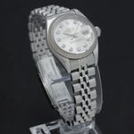 Rolex Lady-Datejust 79174 (2001) - Zilver wijzerplaat 26mm Staal (4/7)