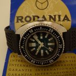 Rodania Vintage 2372.2 (1972) - Zwart wijzerplaat 45mm Staal (1/8)