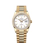 Rolex Day-Date 36 128348RBR (2024) - White dial 36 mm Yellow Gold case (1/1)