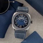 Panerai Radiomir PAM01348 (Onbekend (willekeurig serienummer)) - Blauw wijzerplaat 45mm Staal (3/8)