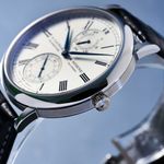 A. Lange & Söhne Langematik 304.049 (2005) - Silver dial 41 mm Platinum case (4/8)