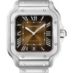 Cartier Santos WSSA0064 (2026) - Bruin wijzerplaat 40mm Staal (1/1)