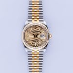 Rolex Datejust 36 126233 (2023) - Champagne dial 36 mm Gold/Steel case (3/8)