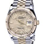 Rolex Datejust 36 126233 (2022) - Champagne wijzerplaat 36mm Staal (1/8)