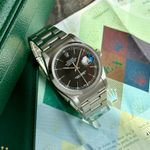 Rolex Datejust 36 16200 (2004) - Black dial 36 mm Steel case (6/8)