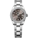 Rolex Lady-Datejust 279384RBR (2025) - Grey dial 28 mm Steel case (1/1)