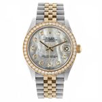 Rolex Datejust 31 278383RBR (2021) - Pearl dial 31 mm Gold/Steel case (1/6)