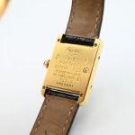 Cartier Tank Vermeil 5057001 (Onbekend (willekeurig serienummer)) - Geel wijzerplaat 20mm Zilver (6/6)