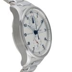 IWC Portuguese Yacht Club Chronograph IW390702 (Unknown (random serial)) - Silver dial 45 mm Steel case (7/8)