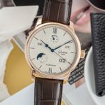 Glashütte Original Senator Excellence 1-36-02-02-05-01 (Unknown (random serial)) - Silver dial 42 mm Red Gold case (3/8)