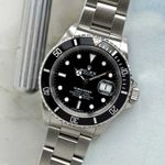 Rolex Submariner Date 16610 (1989) - Zwart wijzerplaat 40mm Staal (1/8)