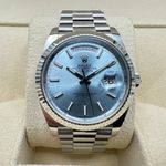 Rolex Day-Date 40 228236 (2024) - Blauw wijzerplaat 40mm Platina (2/8)