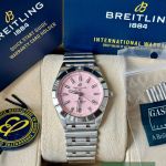 Breitling Chronomat A77310101K1A1 (2022) - Pink dial 32 mm Steel case (7/7)