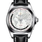 Breitling Galactic Unitime WB3510U0/A777/743P (2023) - White dial 44 mm Steel case (2/2)