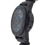 Panerai Luminor Submersible PAM00960 (Unknown (random serial)) - Black dial 42 mm Carbon case (6/8)