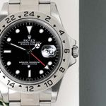 Rolex Explorer II 16570 (1999) - Black dial 40 mm Steel case (5/8)