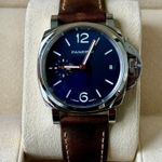 Panerai Luminor Due PAM01123 (2022) - Blauw wijzerplaat 38mm Staal (2/7)