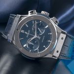 Hublot Classic Fusion Blue 521.nx.7170.lr (Unknown (random serial)) - Blue dial 45 mm Titanium case (2/8)