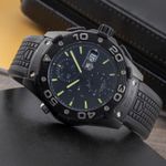 TAG Heuer Aquaracer 500M CAJ2180 (Unknown (random serial)) - Black dial 44 mm Titanium case (2/8)