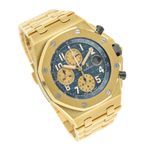 Audemars Piguet Royal Oak Offshore Chronograph 26470BA.OO.1000BA.01 (2018) - Blauw wijzerplaat 42mm Geelgoud (3/5)
