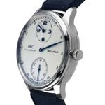 IWC Portuguese IW544401 (2010) - Zilver wijzerplaat 43mm Staal (6/8)