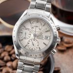 Omega Speedmaster Date 3211.30.00 (Onbekend (willekeurig serienummer)) - Zilver wijzerplaat 40mm Staal (3/8)