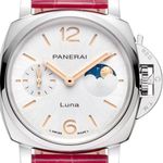 Panerai Luminor Due Luna PAM01557 (2026) - White dial 38 mm Steel case (1/1)