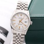 Rolex Datejust 36 16030 (Unknown (random serial)) - White dial 36 mm Steel case (5/8)