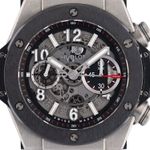 Hublot Big Bang Unico 411.NM.1170.RX (Unknown (random serial)) - Transparent dial 46 mm Titanium case (2/3)