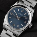 Rolex Oyster Perpetual 31 67480 (1998) - Blauw wijzerplaat 31mm Staal (3/8)