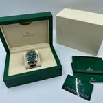 Rolex Oyster Perpetual 41 124300 (2024) - Green dial 41 mm Steel case (3/8)