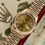 Rolex Lady-Datejust 69178G (1988) - Gold dial 26 mm Yellow Gold case (1/8)