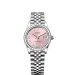 Rolex Datejust 31 278384RBR (2024) - Roze wijzerplaat 31mm Staal (1/1)