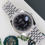 Rolex Datejust 36 116234 (2017) - Black dial 36 mm Steel case (1/8)