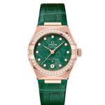 Omega Constellation 131.58.29.20.99.004 (2024) - Green dial 29 mm Rose Gold case (1/8)