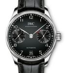 IWC Portuguese Automatic IW500703 (2023) - Black dial 42 mm Steel case (1/1)