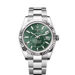 Rolex Sky-Dweller 336934 (2024) - Green dial 42 mm Gold/Steel case (1/8)