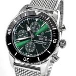 Breitling Superocean Heritage A13313121L1A1 (2023) - Green dial 44 mm Steel case (2/2)