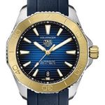 TAG Heuer Aquaracer WBP2150.FT6210 (2026) - Blue dial 40 mm Gold/Steel case (1/1)
