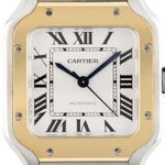 Cartier Santos W2SA0016 (2026) - Silver dial 35 mm Steel case (2/7)